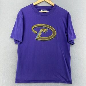 VTG Arizona Diamondbacks MLB T-Shirt Purple Graphic Tee Mens M Y2K Streetwear